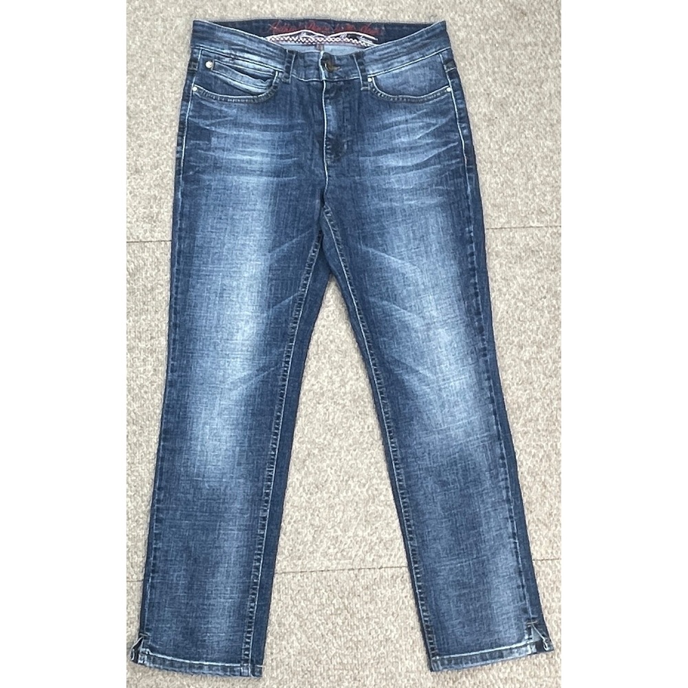 Mac Jeans Angela Chic Authentic Handcrafted Women Jean Size 7/8‎